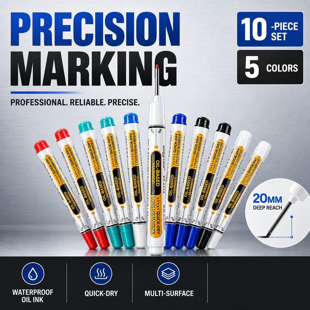 💥 Surprise Price: $1.99 Each Today!! - Precision Tip Quick-Dry Oil-Based Marker Pen