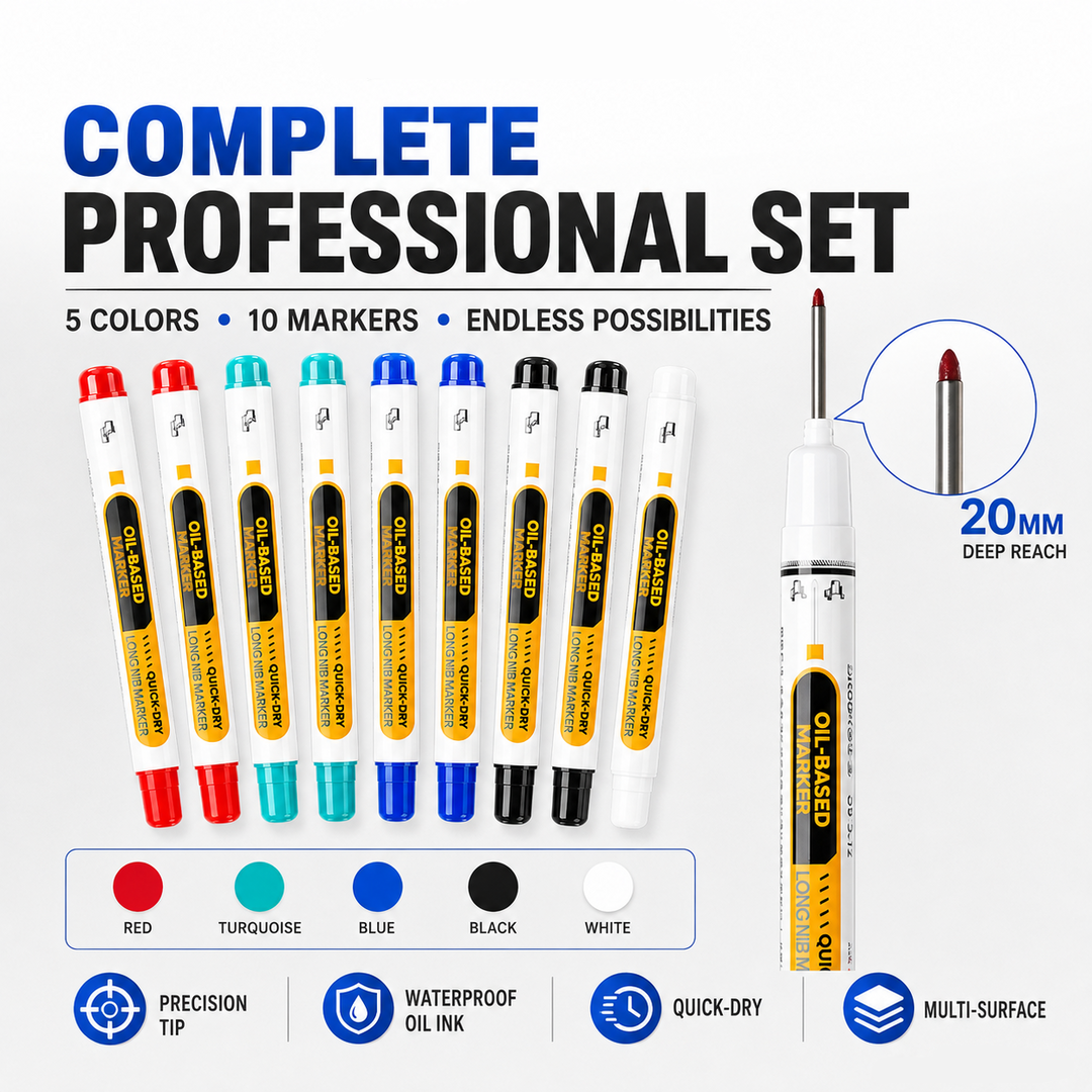 💥 Surprise Price: $1.99 Each Today!! - Precision Tip Quick-Dry Oil-Based Marker Pen