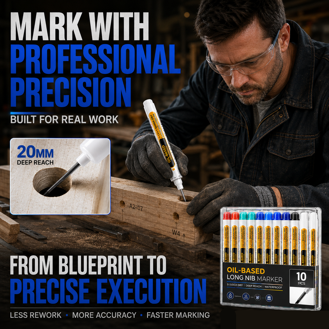 💥 Surprise Price: $1.99 Each Today!! - Precision Tip Quick-Dry Oil-Based Marker Pen