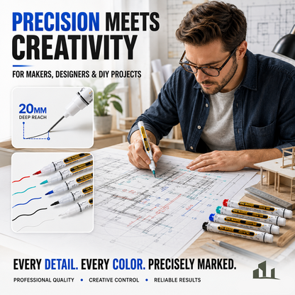 💥 Surprise Price: $1.99 Each Today!! - Precision Tip Quick-Dry Oil-Based Marker Pen