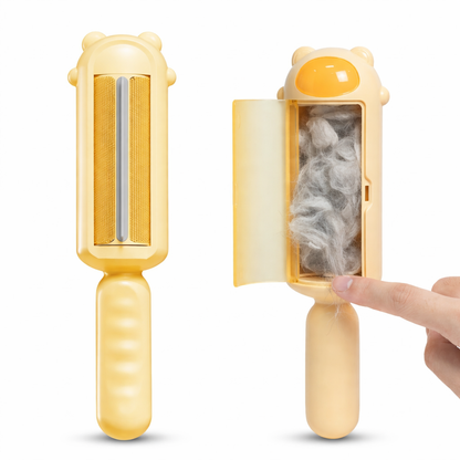 Electrostatic Pet Hair Remover – Built-in Hair Collector for Sofa & Carpet