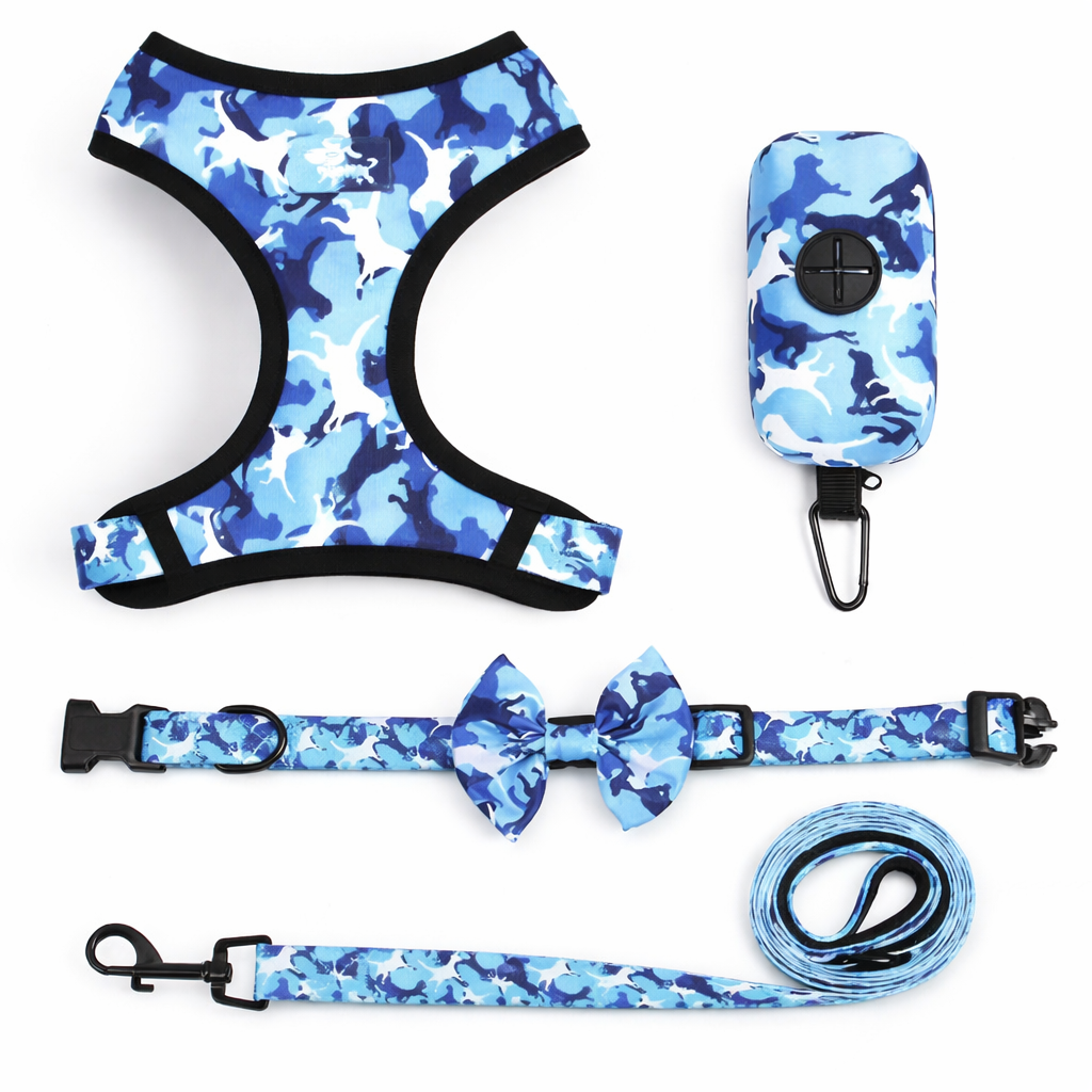 Camouflage Dog Harness Set